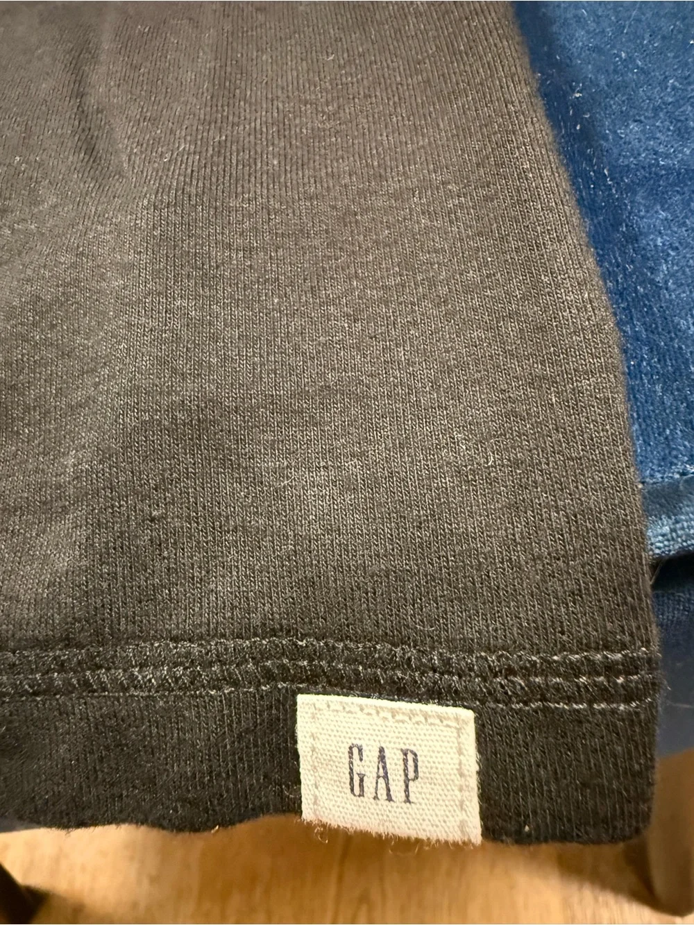 Kids GAP Black Long Sleeve Tee with White Skeleton Graphic